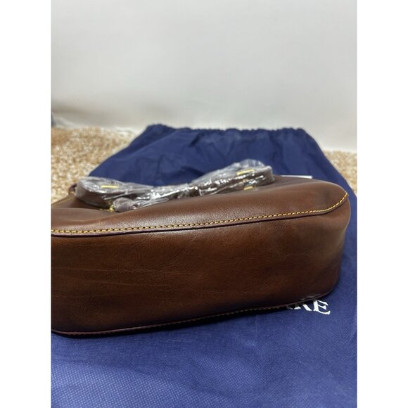 Dooney & Bourke Tracy Chestnut Brown Leather Crossbody Purse - Picture 5 of 8